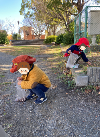 どんぐり拾い🌰
