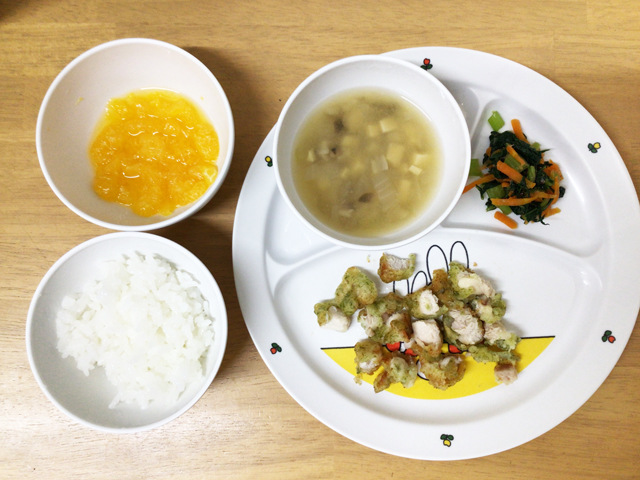 鶏肉の磯辺揚げ