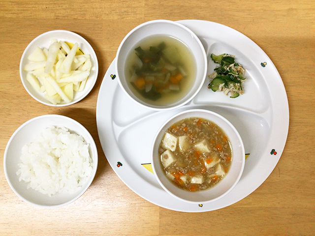 麻婆豆腐　