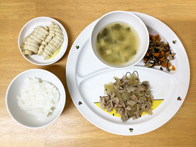 豚肉の胡麻照り焼き　