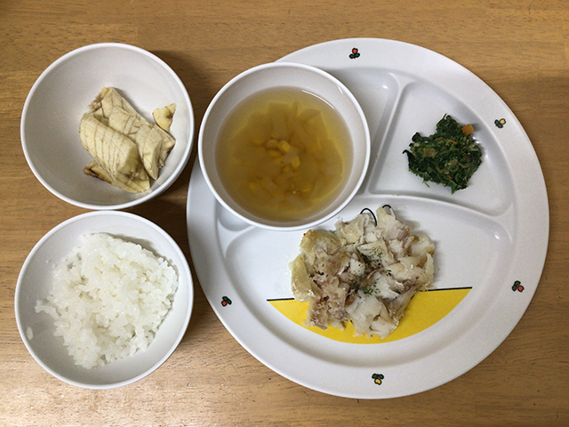 白身魚のバター焼き