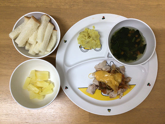 鶏肉のピザ風焼き