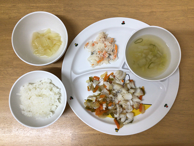 白身魚の甘酢あんかけ
