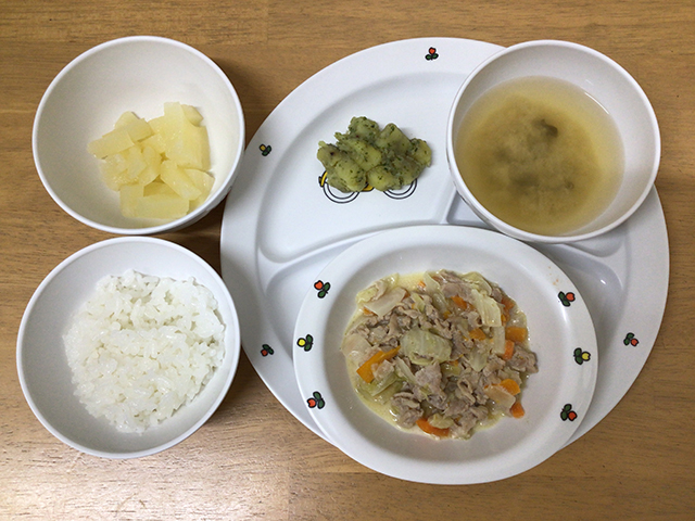 豚肉と野菜のマヨネーズ炒め