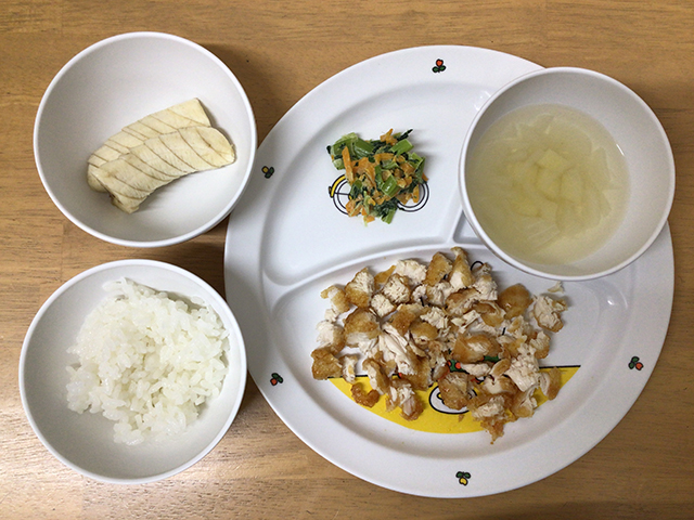 ささみのレモンしょうゆがけ