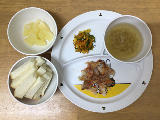 白身魚のバター焼き