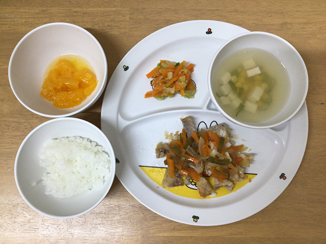 白身魚の甘酢あんかけ