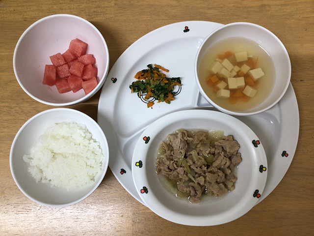 豚肉のしょうが焼き
