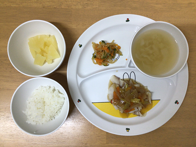 白身魚の中華蒸し