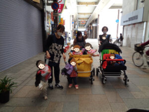 夢いっぱい保育園の園児とハロウィン