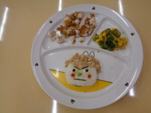 夢いっぱい保育園の園児と節分