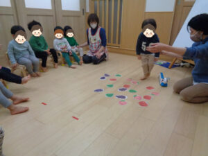 夢いっぱい保育園の園児とプログラミング
