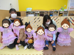 夢いっぱい保育園の園児とハッピーハロウィン